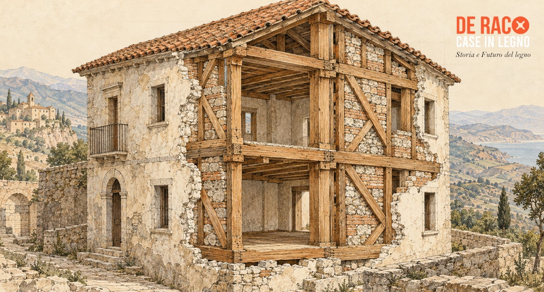 Il legno nascosto nei muri: la lezione antisismica del 1783